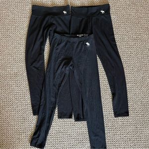 Abercrombie Kids Black Leggings